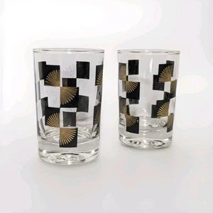 MCM Atomic Starburst 5 oz Juice Glasses, Set of 2 - Picture 1 of 7