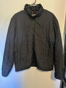 Hawke & Co. Sport Performance Men’s Black Down Blend Winter Puffer Jacket Size M - Picture 1 of 6