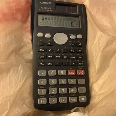 Casio fx-82MS Scientific Calculator 2-Line Display 240 Function STAT Data Editor - Image 1 of 3