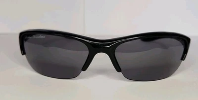 HARLEY DAVIDSON MEN'S SUNGLASSES BLACK SEMI RIMLESS WRAP AROUND UVA HDS 456BLK3 - Image 1 of 4