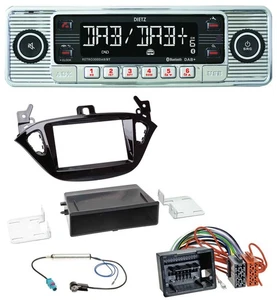 Dietz Bluetooth MP3 DAB USB Autoradio für Opel Adam ab 13 Corsa E ab 15 Ablage - Bild 1 von 10