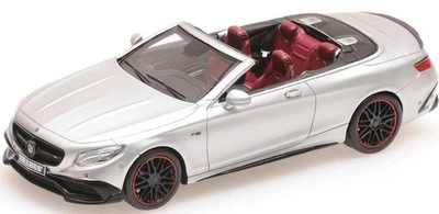 MINICHAMPS, BRABUS 850 cabriolet ouvert 2016 gris, échelle 1/43, MNC437034232 - Photo 1/2