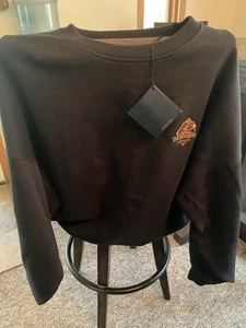 Thunderhawk Golf Club Long Sleeve Sweatshirt Mens XXL Black NWT - Picture 1 of 3