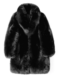 Winter Fox Fur  Coat Men's Mink Coat Full Mink Fur All-in-one Mid-length Jacket - Picture 1 of 30