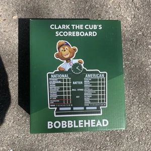 Clark the Cub's Scoreboard Bobblehead Chicago Cubs 4/26/25 SGA New In Box - Picture 1 of 2