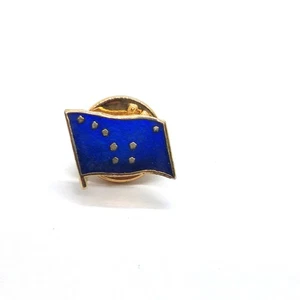 Alaska State Flag Big Dipper Pin North Star Travel Souvenir USA Lapel Brooch VTG - Picture 1 of 3
