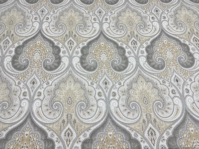 Kravet Linen  Damask Gray Upholstery Drapery Fabric- 1 Yard - Image 1 of 4