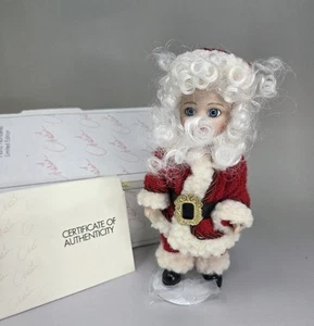 Vintage Osmond Porcelain doll Petite Amour SANTA CLAUS Limited Edition w/COA - Picture 1 of 14
