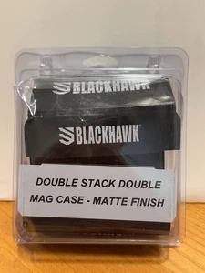Blackhawk Custodia Singola Pila Doppio Mag 410610PBK Nero Opaco - Foto 1 di 5