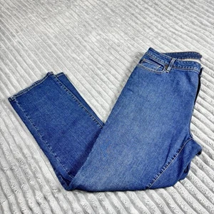 Pantalones de mezclilla para mujer LL Bean pierna recta calce favorito talla grande 18 - Imagen 1 de 14