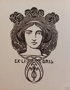exlibris-JOSEP TRIADÓ (1870-1929)-M.M.-1904 opus 66 P1-Modernista - Imagen 1 de 1