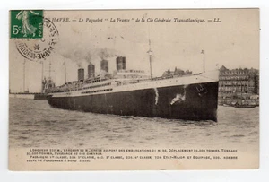 CPA Le Havre Paquebot Le France de la Compagnie Transatlantique /RU7 - Picture 1 of 1
