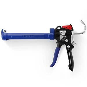 WORKPRO Caulking Gun Adjustable Hand Caulk gun Less-dripping Regulating Seala... - Picture 1 of 8
