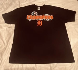 DETROIT TIGERS Mens T Shirt XL 2006 AMERICAN LEAGUE Champions World Series - Picture 1 of 5