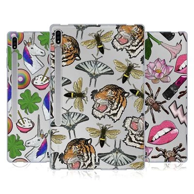 HEAD CASE DESIGNS PATCH STYLES SOFT GEL CASE FOR SAMSUNG TABLETS 1 - Image 1 of 4