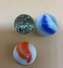 Set Of Glass Beads Marbles Collection 3 -  3/4 And  Different Sizes Kits Toy
