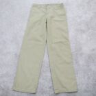 Dickies Mens Chino Pant Mid Rise Flat Front Straight Leg Clay Gray Size 18