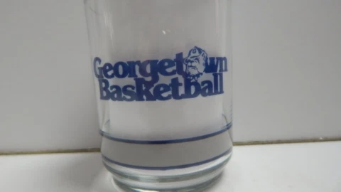 Getty Georgetown Hoyas Basketball 4.5" Vintage Glass Cover