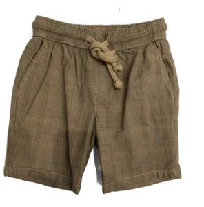 Nupkeet Plaid Shorts - Camel Color. Made In Italy - Picture 1 of 2