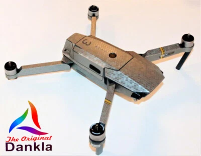 DJI MAVIC PRO/PLATINUM - SKIN - HONEYCOMB SILBER - 3-5 Batterien /Drohne/Zubehör - Bild 1 von 4