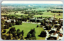 Vintage Aerial Postcard~ Ontario Agricultural College~ Guelph, Ontario, Canada