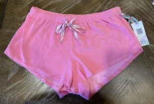 X Hurley Hawaiian Hibiscus Pink Terry Cover-Up Walk Shorts NWT $50 Small - Picture 1 of 5