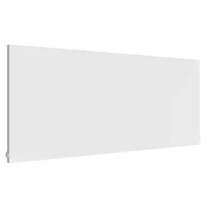 Reina Slimline Horizontal Designer Radiator 600mm x 1400mm - Textured Matt White - Picture 1 of 5