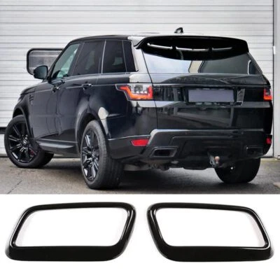 Gloss Black Autobiography SVO SVA Exhaust Tips For Range Rover Sport 2018-2022 - Image 1 of 4