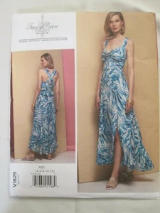 Vogue 1625 Tracy Reese American Designer Dress Pattern 4-12 Criss Cross Back UC - Picture 1 of 2