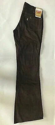 New Vintage 70-80's Levi’s Bell Bottom 100% Cotton Jeans 31 X 34 - Image 1 of 3