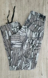 Pantalon cargo camouflage vintage écorce d'arbre taille 26 x 32 excellent état chasseur camouflage extérieur baggy - Photo 1/10
