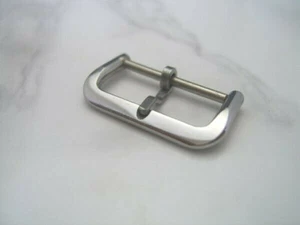 RARE 1940/50'S 18MM STAINLESS STEEL BUCKLE *7009 - Picture 1 of 3
