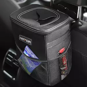 HOTOR Car Bin, Leak-Proof Car Bin for Tidy Use, Foldable and Waterproof Car Acce - Picture 1 of 12
