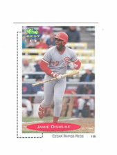 Jamie Dismuke Cedar Rapids Reds 1B #368 Classic Best 1991 Baseball Card