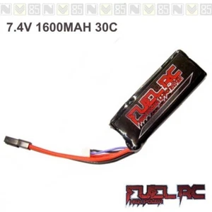 Batteria Lipo FUEL RC An-Peq 7,4V 1600 mAh 30 C Tamiya per Fucile Softair A - Imagen 1 de 1