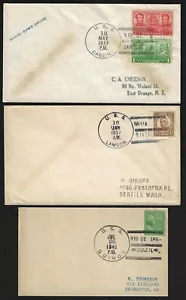 BRAZIL US 1937 40 THREE US NAVY SHIPS PAQUEBOT AT BRAZIL PORTS BAHIA & RIO - Picture 1 of 1