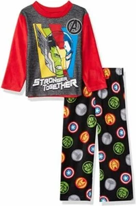 Marvel Avengers Boys Micro Fleece 2pc Pajama Pant Set Size 4 6 $38 - Picture 1 of 1