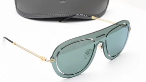Emporio Armani EA2057 3002/6R Shield Silver/Gold Mens Sunglasses - Picture 1 of 9