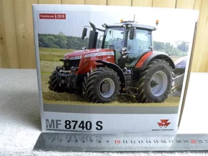 1:32 UH 5293 Massey Ferguson 8740 S Tractor Construct Farm Machine Diecast Model - Picture 1 of 23