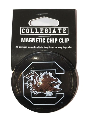 Collegiate Magnetic Chip Clip NCAA South Carolina New Licensed FLAW See Photos Cover