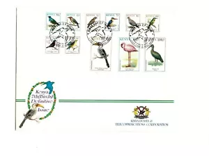 KENYA 1993 BIRD DEFINITIVE SET 12v ILLUSTRATED FIRST DAY COVER - Picture 1 of 2