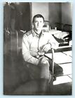 Photo Soldier Military Uniform Soldier Sitting In Glasses Pinbadge Ussr In Boots