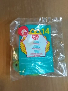 Coral the Fish #14 Ty Teenie Beanie Baby McDonald's Happy Meal Toy 2000 a5x - Imagen 1 de 2