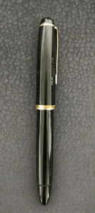 Montblanc 3-44 B Kolbenfüller Füller 585 Gold Feder Vintage Schwarz - Picture 1 of 12