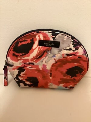 Kate Spade New York Cosmetic Dome Bag-Multicolor Abstract Pattern Pink Black - Image 1 of 4