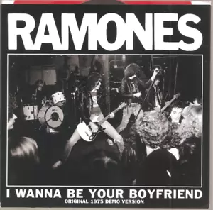 RAMONES "I Wanna Be Your Boyfriend" 7" Inch clear redVinyl Limited RSD 16 ltd - Foto 1 di 1