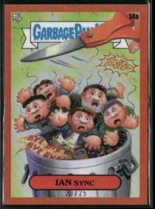2024 Topps Chrome Series 7 Garbage Pail Kids Music Awards Orange IAN SYNC /25 - Picture 1 of 2