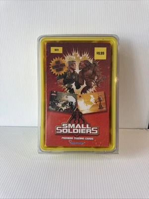 Tarjetas coleccionables premium de Small Soldiers 1998 ¡paquetes sellados en caja con tatuajes! Foto 1 de 2