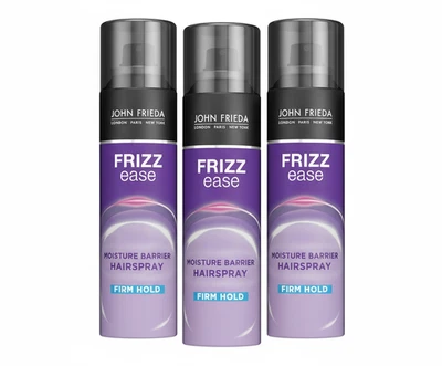 Paquete de 3 spray para el cabello John Frieda FRIZZ barrera de humedad fácil sujeción firme 12 OZ cada uno Foto 1 de 4