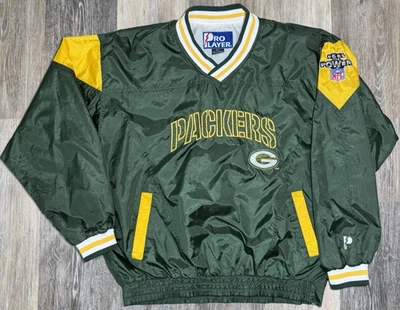 Sudadera Pullover Vintage Green Bay Packers Para Hombre Grande Jugador Profesional Verde NFL Foto 1 de 4
